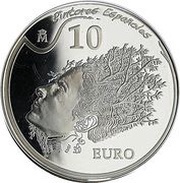 10 Euros Salvador Dalí - Portrait of Gala, Spain, 2009 reverse image