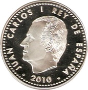 10 Euros - Juan Carlos I Holy Year 2010 - St. James the Elder obverse image