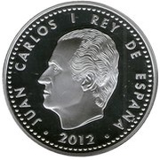 10 Euros - Juan Carlos I FIFA World Cup, Brasil 2014 obverse image
