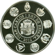 10 Euros - Juan Carlos I 20th anniversary of the Series obverse image