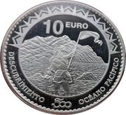 10 Euros Pacific Ocean - Núñez de Balboa, Spain, 2013 reverse image