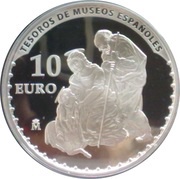 10 Euros Rafael, Spain, 2013 reverse image