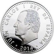 10 Euro - Juan Carlos I Royal Spanish Academy obverse image