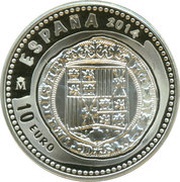 10 Euros Real of Catholic Monarchs obverse image