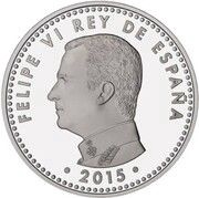 10 Euros - Felipe VI Don Quixote obverse image