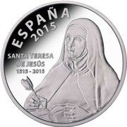 10 Euro Santa Teresa de Jesús obverse image