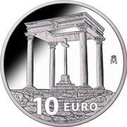 10 Euro Santa Teresa de Jesús, Spain, 2015 reverse image