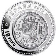 10 Euros 4 Reales of Felipe III obverse image