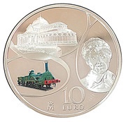 10 Euros - Felipe VI Iron and Crystal Age, Spain, 2017 reverse image