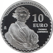 10 Euros Édouard Manet - Thomas Lawrence, Spain, 2017 reverse image
