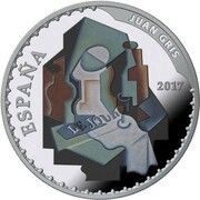 10 Euros Juan Gris - Edgar Degas obverse image