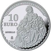 10 Euros Peter Paul Rubens - Bartolomé Esteban Murillo, Spain, 2017 reverse image