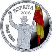 10 Euros - Felipe VI 50th Birth anniversary obverse image