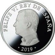 10 Euros - Felipe VI Civil Guard obverse image