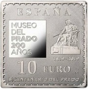 10 Euros 200 years of the Prado Museum - Velázquez obverse image