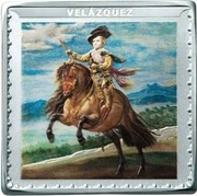 10 Euros 200 years of the Prado Museum - Velázquez, Spain, 2019 reverse image