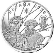 10 Euros Magellan-Elcano Expedition - Strait of Magellan obverse image