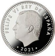 10 Euros - Felipe VI Women's Day - Emilia Pardo Bazán obverse image