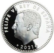 10 Euros - Felipe VI FIFA World Cup Qatar 2022 obverse image