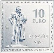 10 Euros Francisco de Goya - The Parasol obverse image