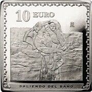 10 Euros Joaquín Sorolla, Spain, 2023 reverse image