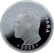 10 Euros - Felipe VI 2023 FIFA Women's World Cup obverse image