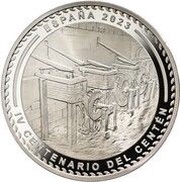 10 Euro IV Centenary of the "Centén" obverse image