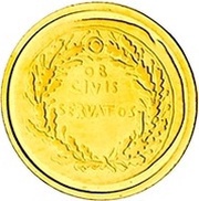20 Euros Roman Aureus of Augustus, Spain, 2008 reverse image