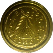 20 Euros Visigothic Tremissis of Leovigildo, Spain, 2011 reverse image