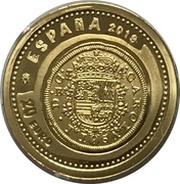 20 Euros 4 Escudos of Carlos II obverse image