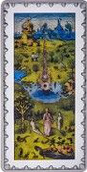 25 Euros Jheronimus Bosch "El Bosco", Spain, 2016 reverse image