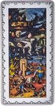 25 Euros Jheronimus Bosch "El Bosco", Spain, 2016 reverse image