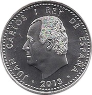 30 Euros - Juan Carlos I Diamond Jubilee obverse image