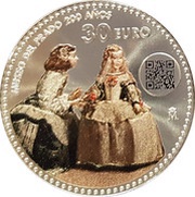 30 Euros - Felipe VI Prado Museum, Spain, 2019 reverse image