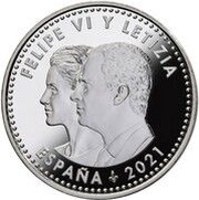 30 Euros - Felipe VI Xacobeo 21-22 obverse image