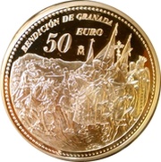 50 Euros Isabella I of Castile, Spain, 2004 reverse image