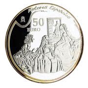 50 Euros Diego Velázquez, Spain, 2008 reverse image