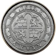 50 Euros 50 Reales “Cincuentín” of Felipe III, Spain, 2009 reverse image