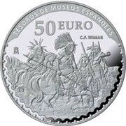 50 Euros Edward Hopper - Charles F. Wimar, Spain, 2017 reverse image