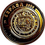 100 Euros 100 Escudos “Centén” of Felipe III obverse image