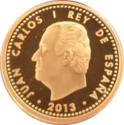 100 Euros - Juan Carlos I Miguel de Cervantes obverse image