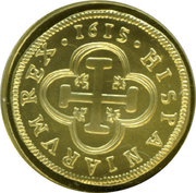 100 Euros 2 Escudos of Felipe III, Spain, 2015 reverse image
