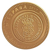 100 Euros 2 Escudos “Doblón” of Felipe V obverse image