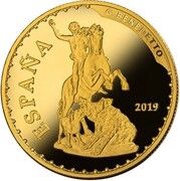 100 Euros 200 years of the Prado Museum - G. Benedetto, Spain, 2019 reverse image