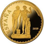 100 Euros 200 years of the Prado Museum - School of Pasiteles, Spain, 2019 reverse image