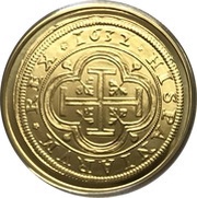 100 Euros 8 Escudos of Felipe IV, Spain, 2019 reverse image