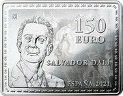 150 Euros Salvador Dalí obverse image