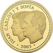200 Euros - Juan Carlos I 25 years of the Constitution obverse image