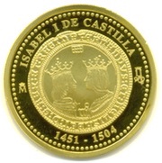 200 Euros Isabella I of Castile obverse image