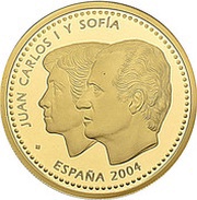 200 Euros - Juan Carlos I Wedding of Prince Felipe and Letizia obverse image